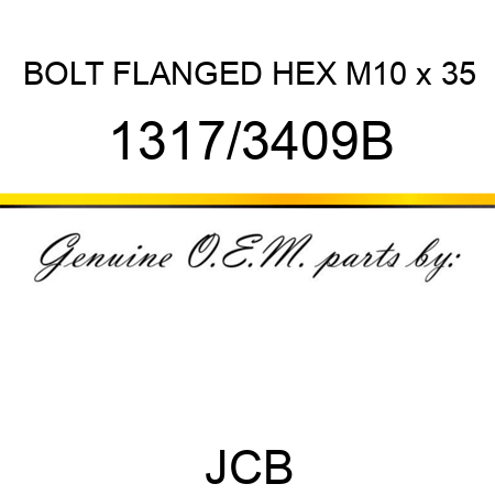 BOLT FLANGED HEX M10 x 35 1317/3409B