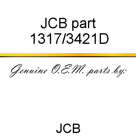 JCB part 1317/3421D