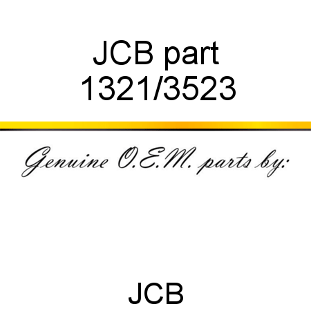 JCB part 1321/3523