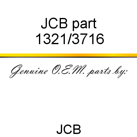 JCB part 1321/3716