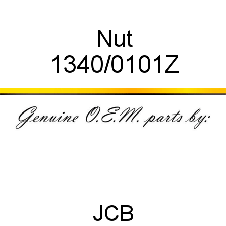Nut 1340/0101Z