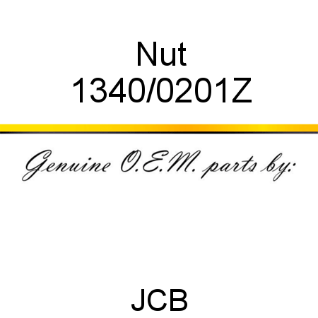 Nut 1340/0201Z
