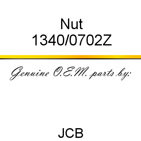 Nut 1340/0702Z