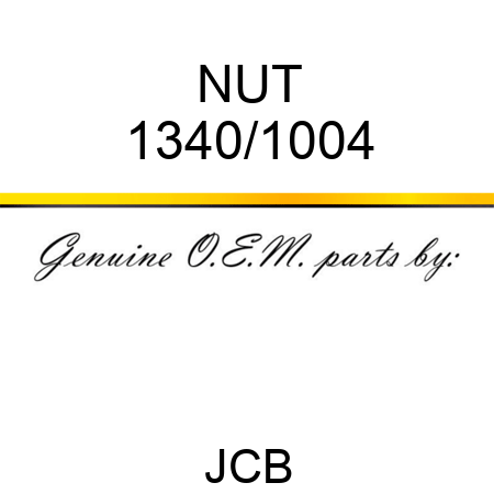 NUT 1340/1004