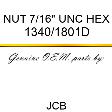 NUT 7/16