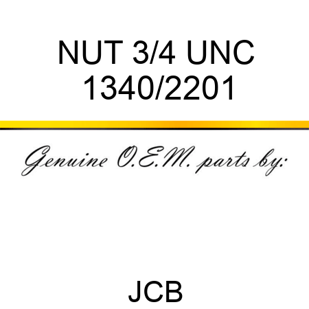 NUT 3/4 UNC 1340/2201