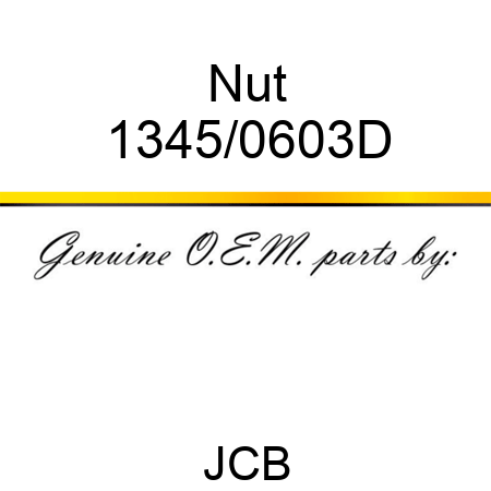 Nut 1345/0603D