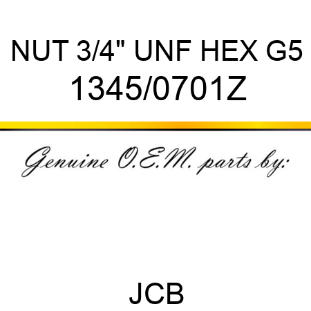NUT 3/4