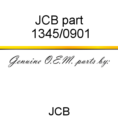 JCB part 1345/0901