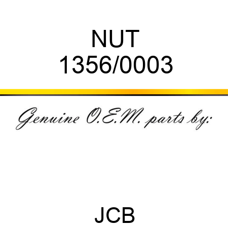 NUT 1356/0003