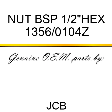 NUT BSP 1/2