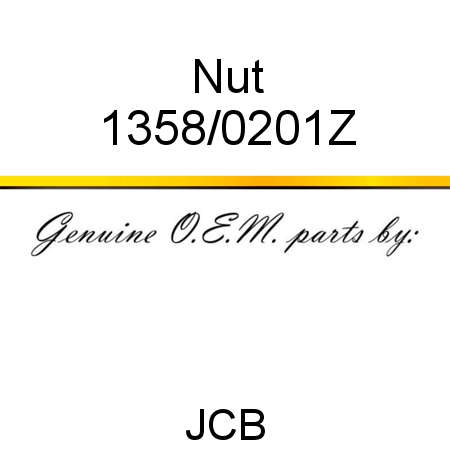 Nut 1358/0201Z