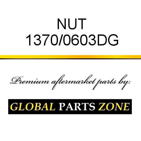 NUT 1370/0603DG