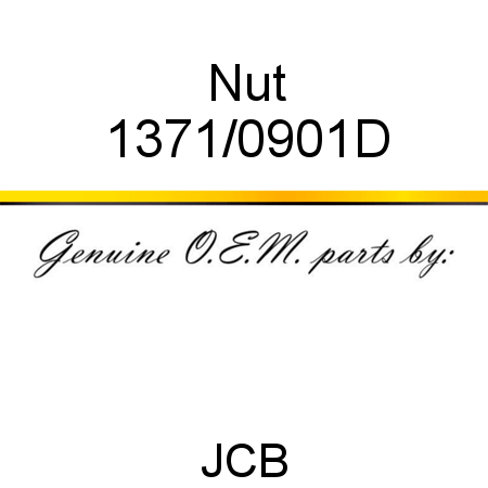Nut 1371/0901D
