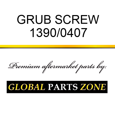 GRUB SCREW 1390/0407