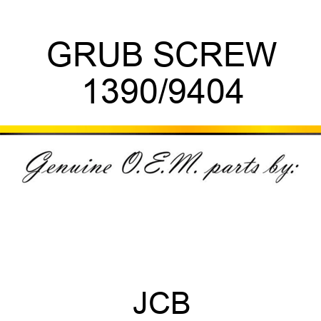 GRUB SCREW 1390/9404
