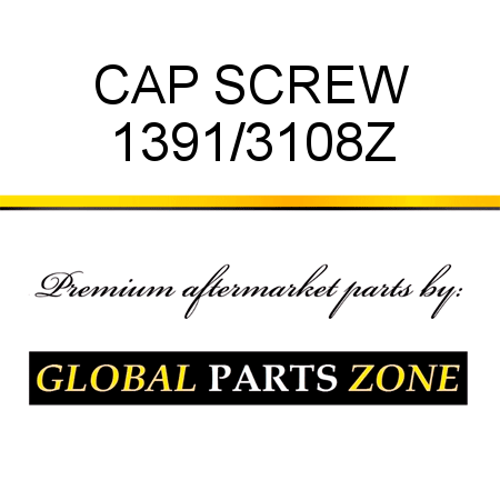 CAP SCREW 1391/3108Z