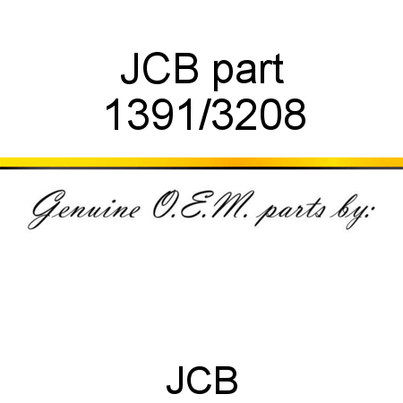 JCB part 1391/3208