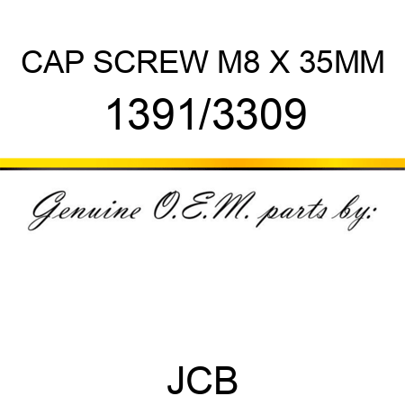 CAP SCREW M8 X 35MM 1391/3309