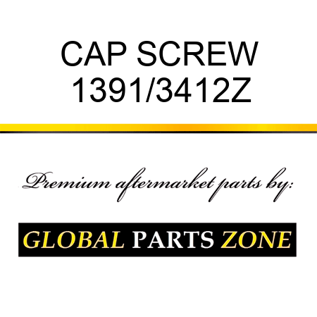 CAP SCREW 1391/3412Z