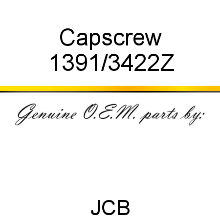 Capscrew 1391/3422Z