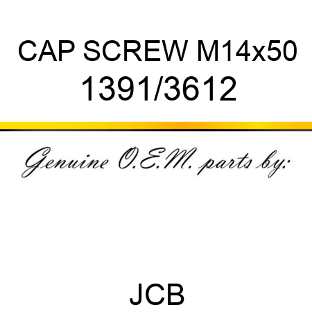 CAP SCREW M14x50 1391/3612