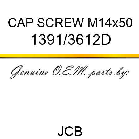 CAP SCREW M14x50 1391/3612D