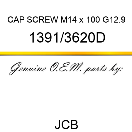 CAP SCREW M14 x 100 G12.9 1391/3620D