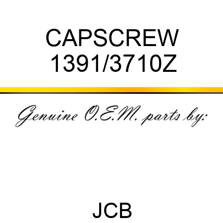 CAPSCREW 1391/3710Z