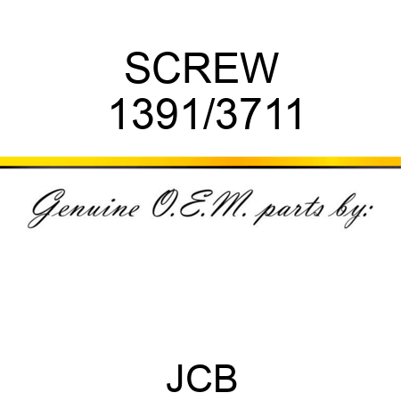SCREW 1391/3711
