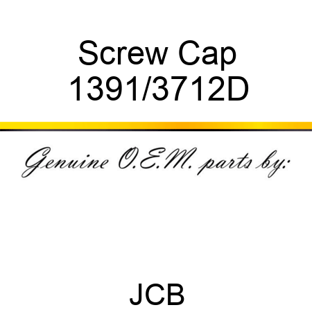 Screw Cap 1391/3712D