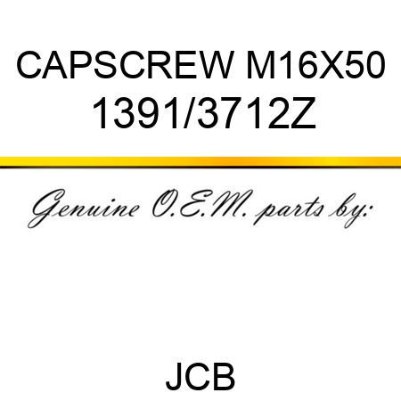 CAPSCREW M16X50 1391/3712Z