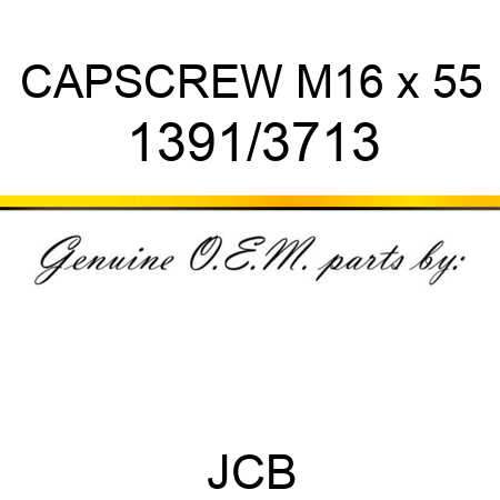 CAPSCREW M16 x 55 1391/3713