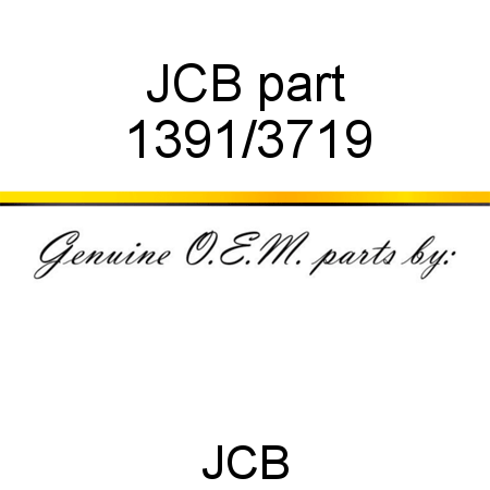 JCB part 1391/3719