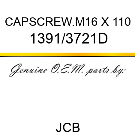 CAPSCREW.M16 X 110 1391/3721D