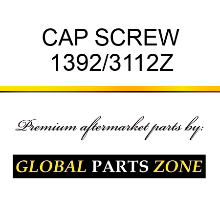 CAP SCREW 1392/3112Z
