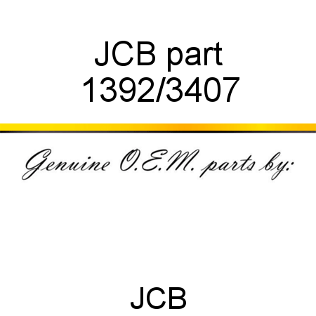 JCB part 1392/3407