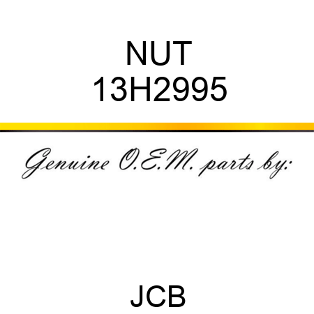 NUT 13H2995