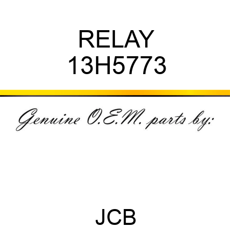 RELAY 13H5773