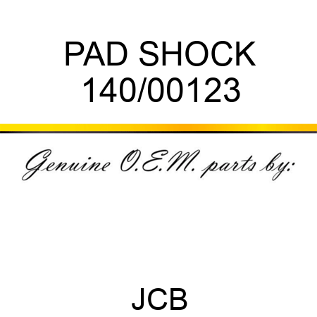 PAD SHOCK 140/00123
