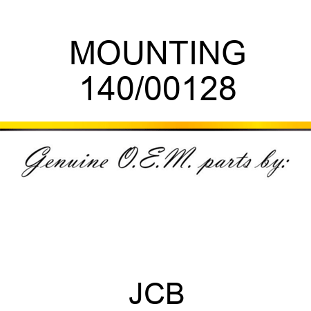 MOUNTING 140/00128