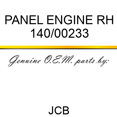 PANEL ENGINE RH 140/00233