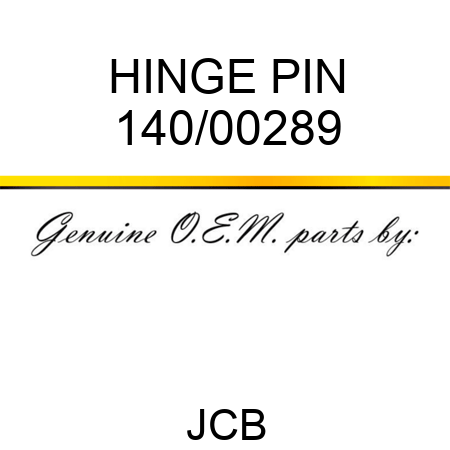 HINGE PIN 140/00289