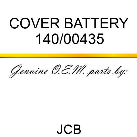 COVER BATTERY 140/00435