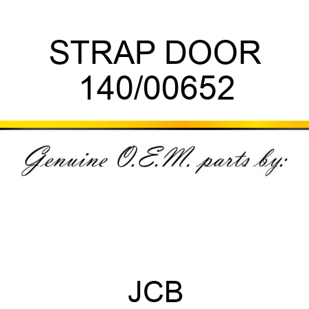 STRAP DOOR 140/00652