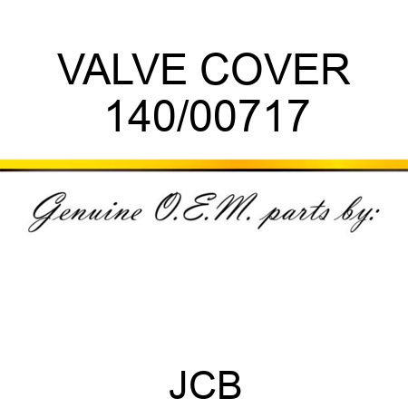 VALVE COVER 140/00717