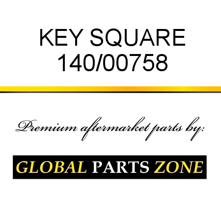 KEY SQUARE 140/00758