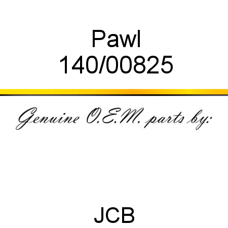 Pawl 140/00825