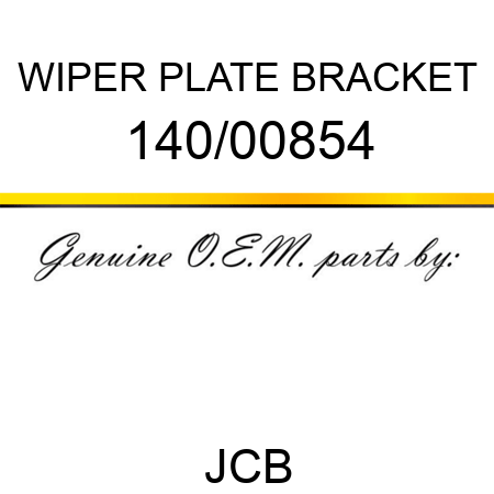 WIPER PLATE BRACKET 140/00854