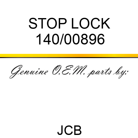 STOP LOCK 140/00896